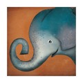 Trademark Fine Art Ryan Fowler 'Elephant Wow' Canvas Art, 24x24 WAP06252-C2424GG